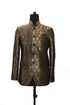 Hand Embroidered Gold Foil Nehru